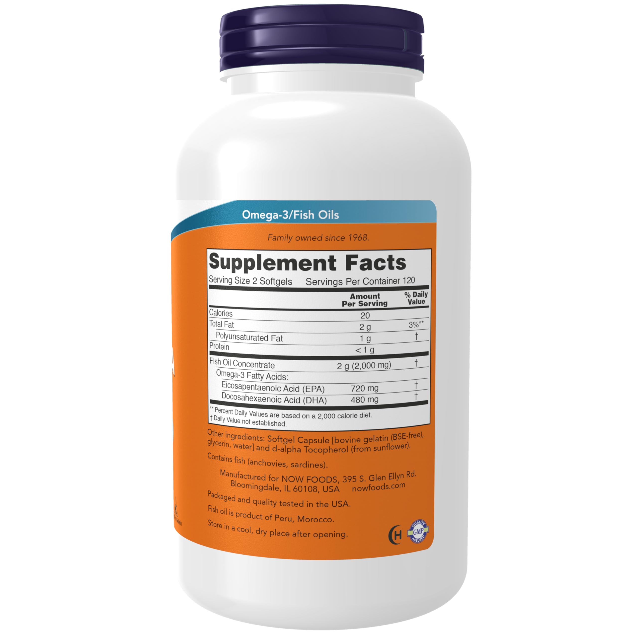 NOW Foods Super Omega EPA 360 EPA / 240 DHA Softgels – Molecularly Distilled Cardiovascular Support