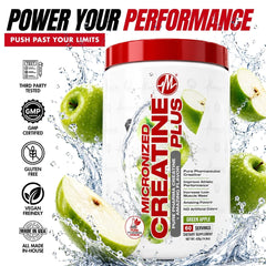 Metabolic Nutrition CreatinePLUS 420g Green Apple – Micronized, Vegan