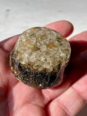 Rise Perspective Citrine Orgone Generator: Energy Accumulator with 528Hz & 7.83Hz Harmonics