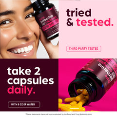 THINBI Berberine 1000mg Capsules | Bitter Melon & Banaba for Metabolic Support