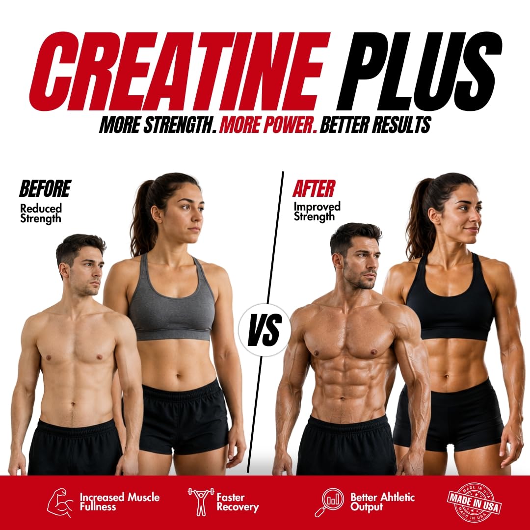 Metabolic Nutrition CreatinePLUS 420g Green Apple – Micronized, Vegan