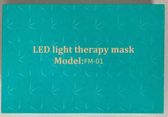 biuufish Red Light Therapy Face Mask — 7＋1 Colors, 850nm Near-Infrared, Portable Rechargeable