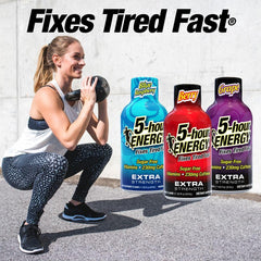 Five-Hour Energy Extra Strength Shots Variety Pack – 30 Count (Blue Raspberry, Berry, Grape)