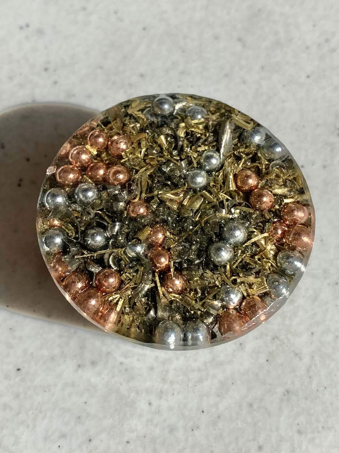 Rise Perspective Citrine Orgone Generator: Energy Accumulator with 528Hz & 7.83Hz Harmonics