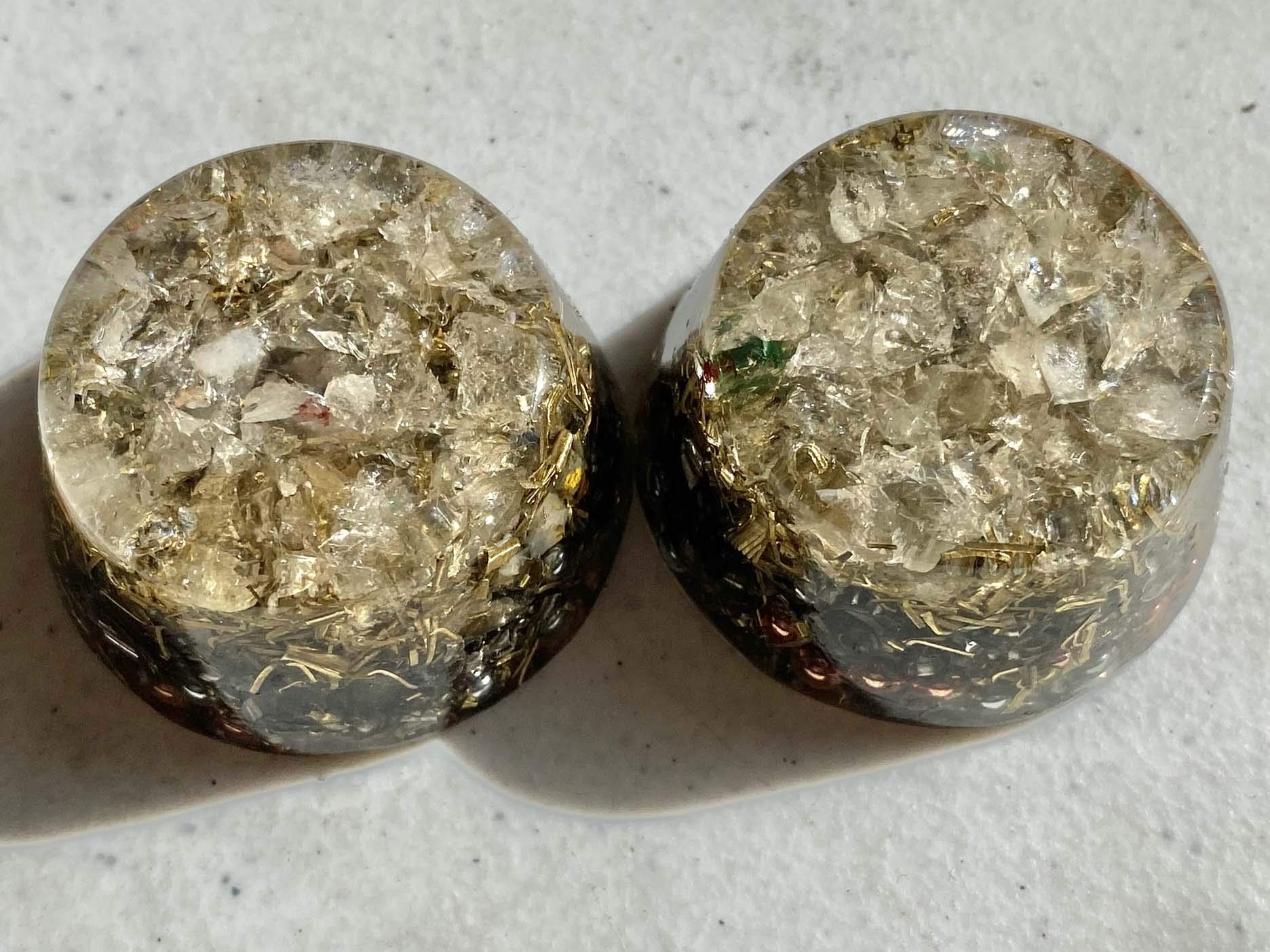 Rise Perspective Citrine Orgone Generator: Energy Accumulator with 528Hz & 7.83Hz Harmonics