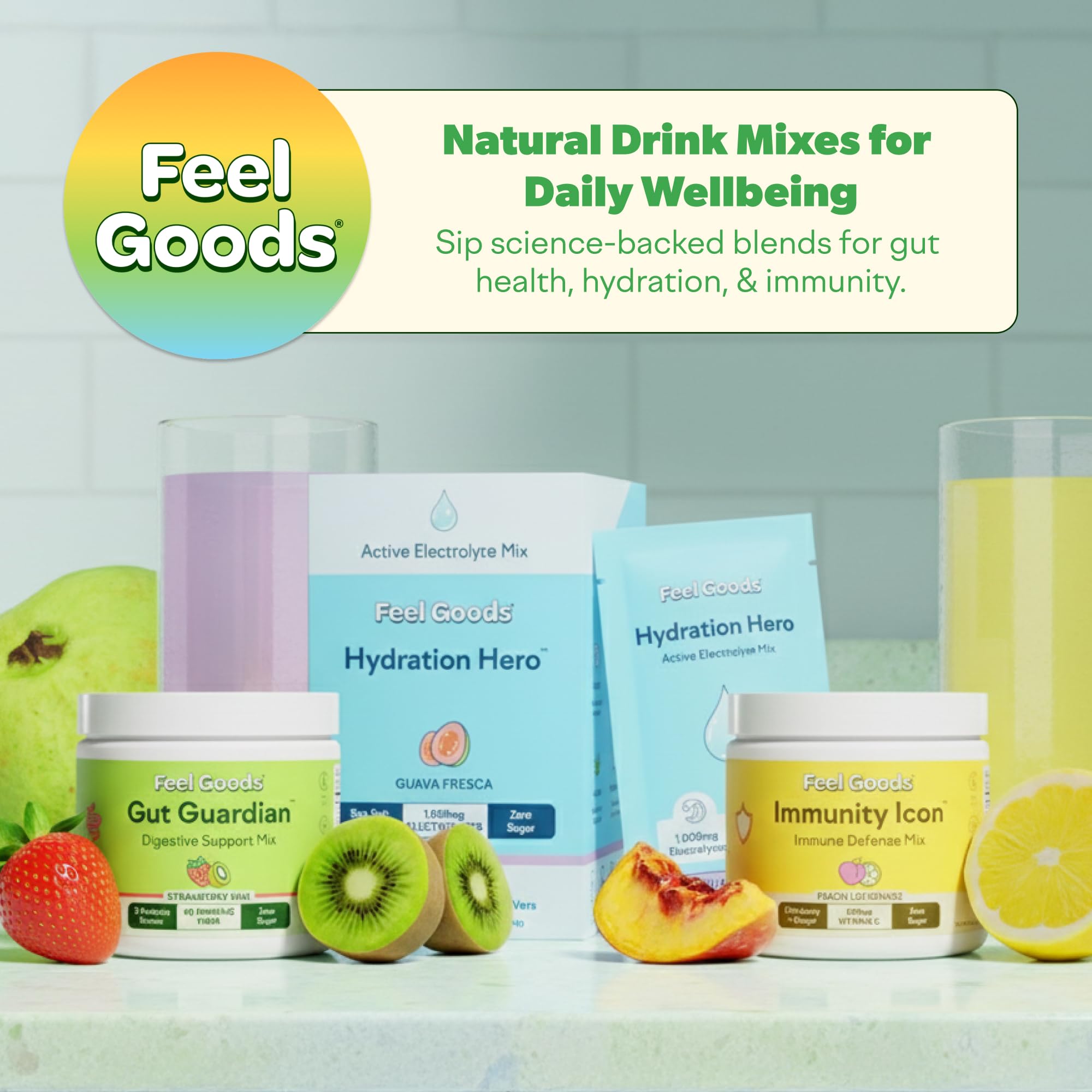 Feel Goods Gut Guardian: Probiotic Fiber Powder for Digestive Health
