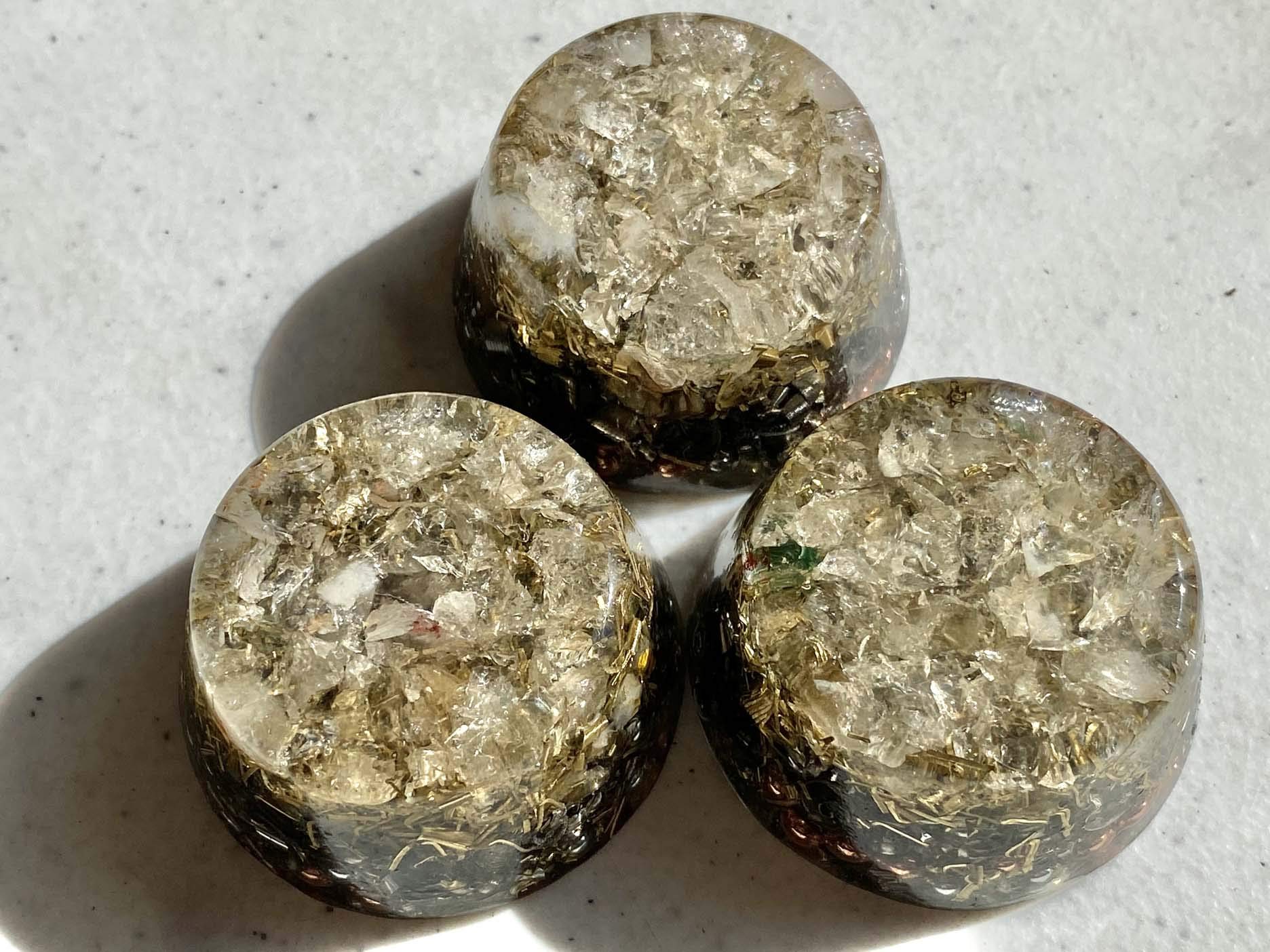 Rise Perspective Citrine Orgone Generator: Energy Accumulator with 528Hz & 7.83Hz Harmonics