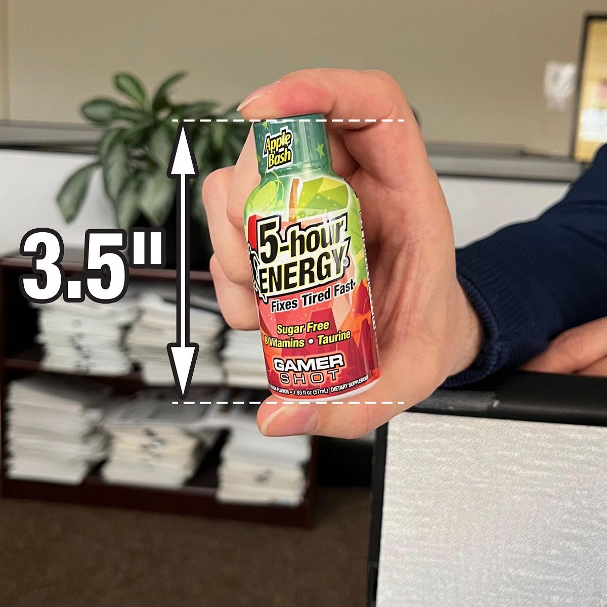 5-hour ENERGY Extra Strength Gamer Shots – Apple Bash Flavor, 1.93 fl oz (Pack of 24)