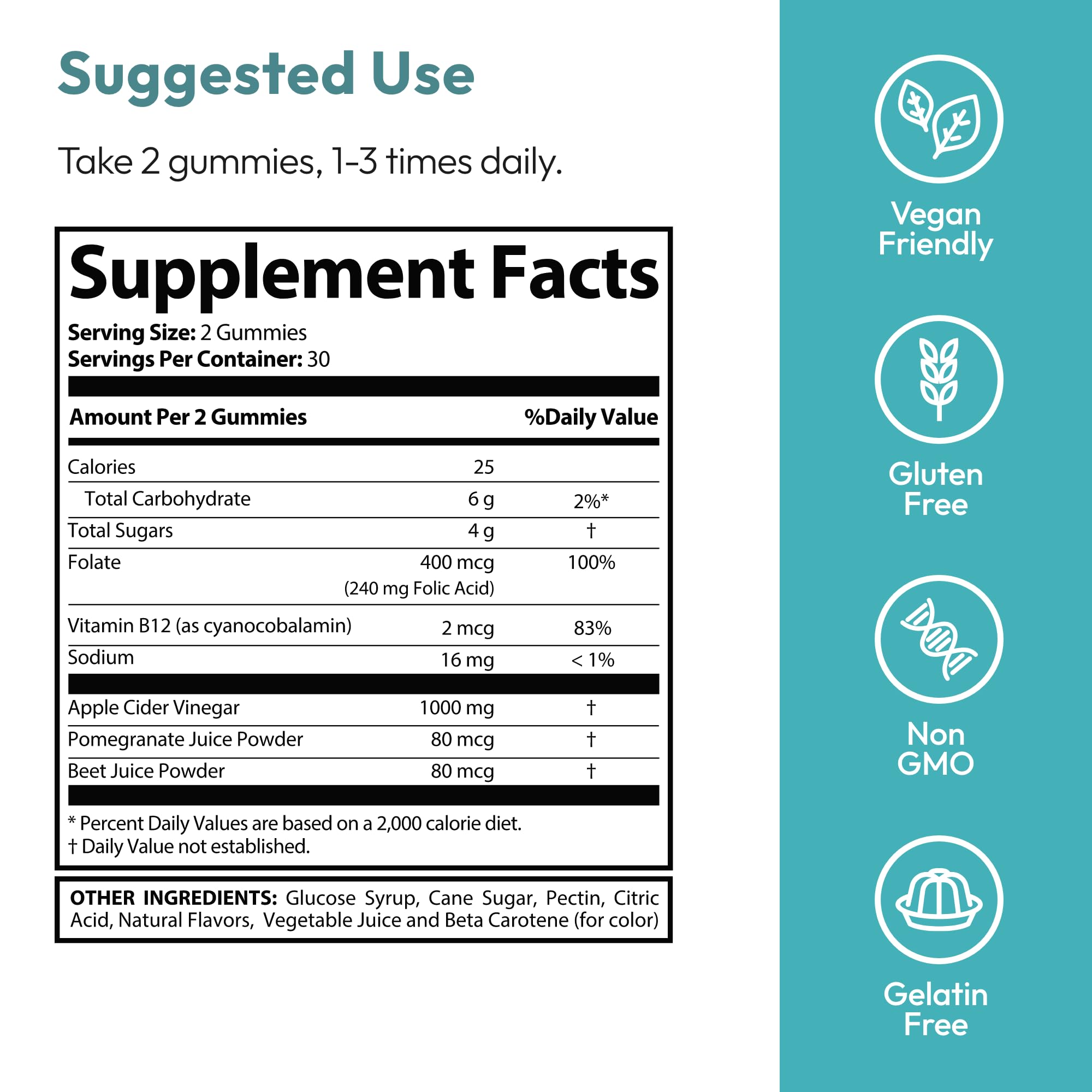 Justified Laboratories Keto Genesis 5-Pack Gummies with Apple Cider Vinegar – 300 Gummies