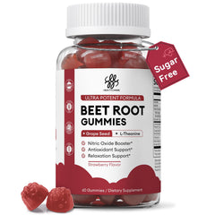 iMATCHME Beet Root Gummies bottle for daily wellness and convenient intake.