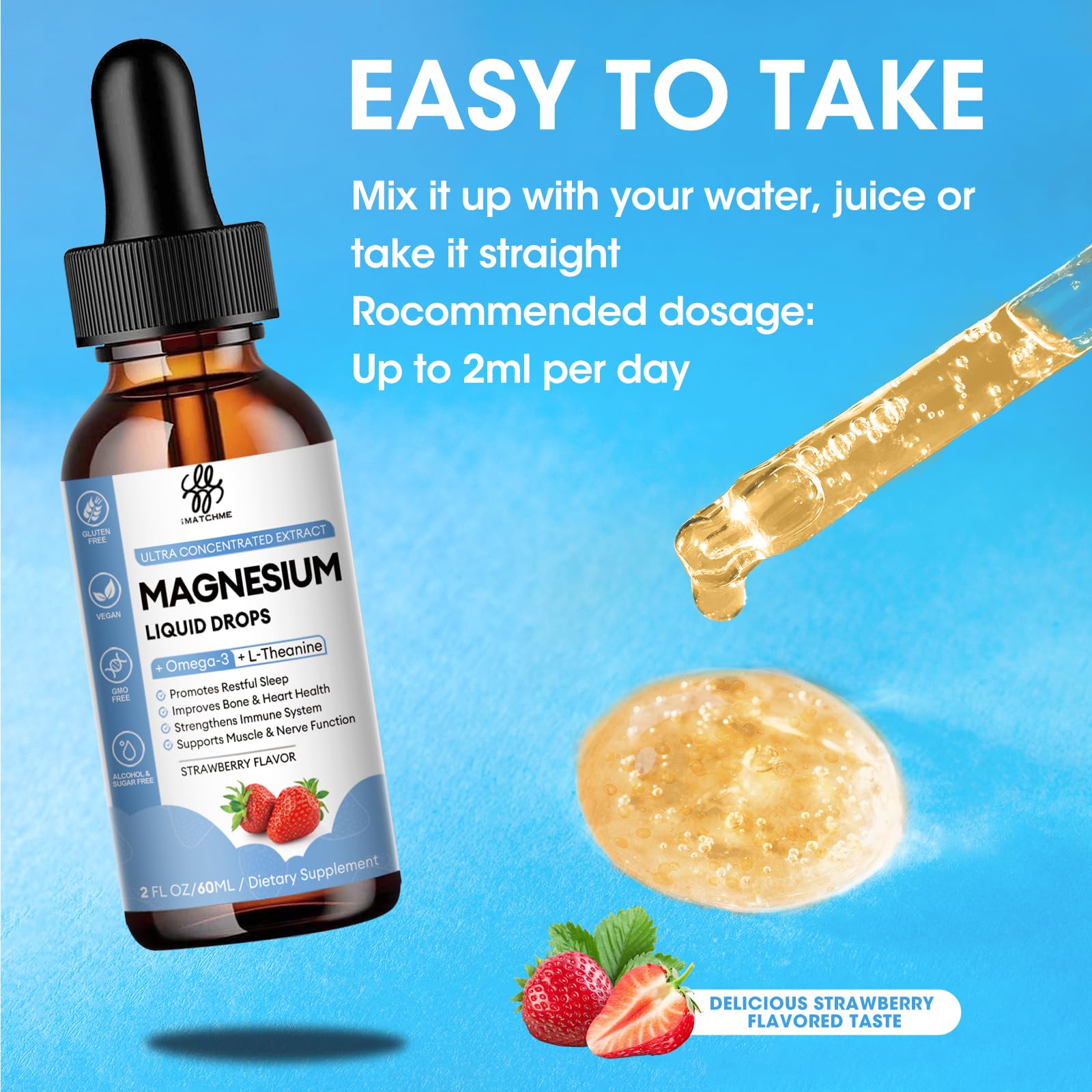 imatchme daily-dose setup shows quick intake with water.