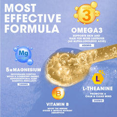 iMATCHME liquid magnesium bottle front highlights premium magnesium blend for daily wellness.