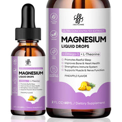iMATCHME Magnesium Complex Liquid Drops bottle with pineapple flavor for easy daily use