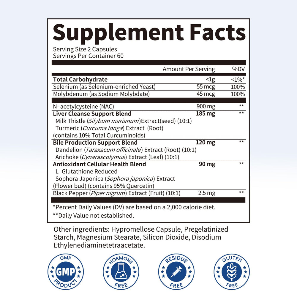iMATCHME NAC label notes 120 capsules and GMP-certified production for quality