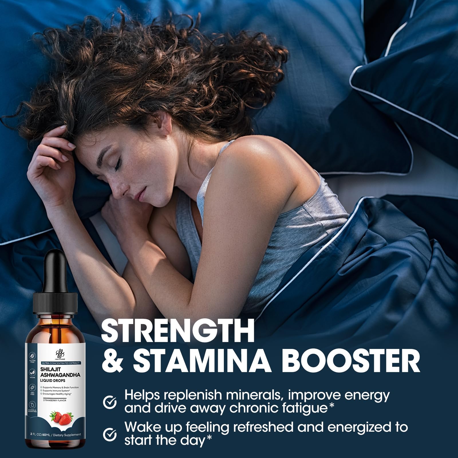 iMATCHME Shilajit liquid drop immune support in a wellness setup