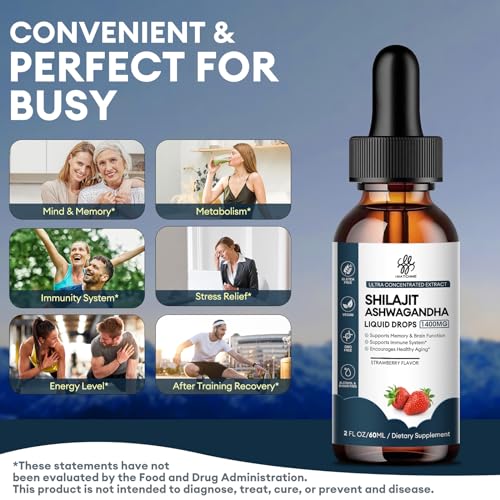 iMATCHME Shilajit liquid drop ingredients on a board for wellness