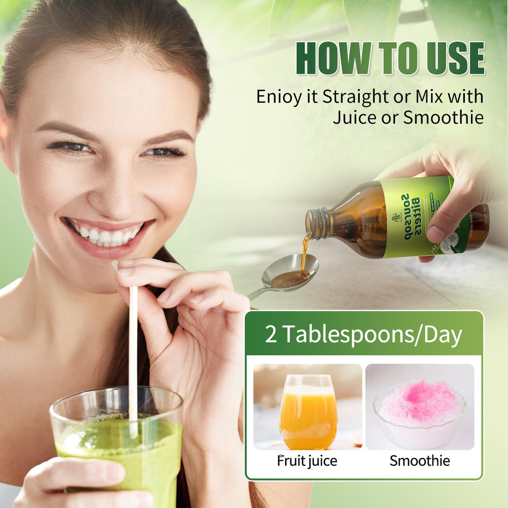 Daily-use shot of iMATCHME Soursop Bitters bottle