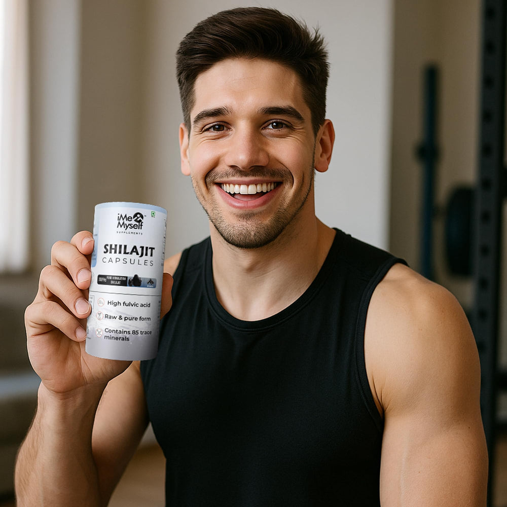 Daily-use friendly: iMeMyself Shilajit Capsules for steady energy.