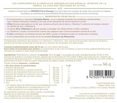 Imedeen Prime Renewal capsules poured for easy intake and daily skincare support.