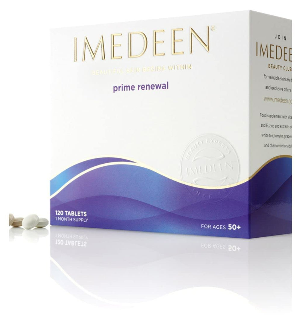 Close-up of tablets showing texture that suggests firming and wrinkle reduction potential.