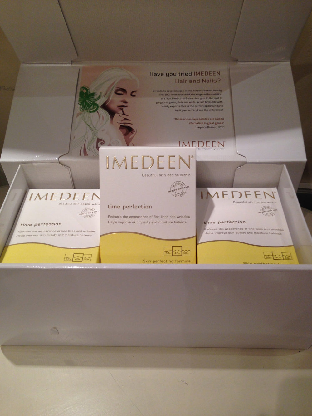 Imedeen Time Perfection 360 tablets for skin hydration and a smoother feel