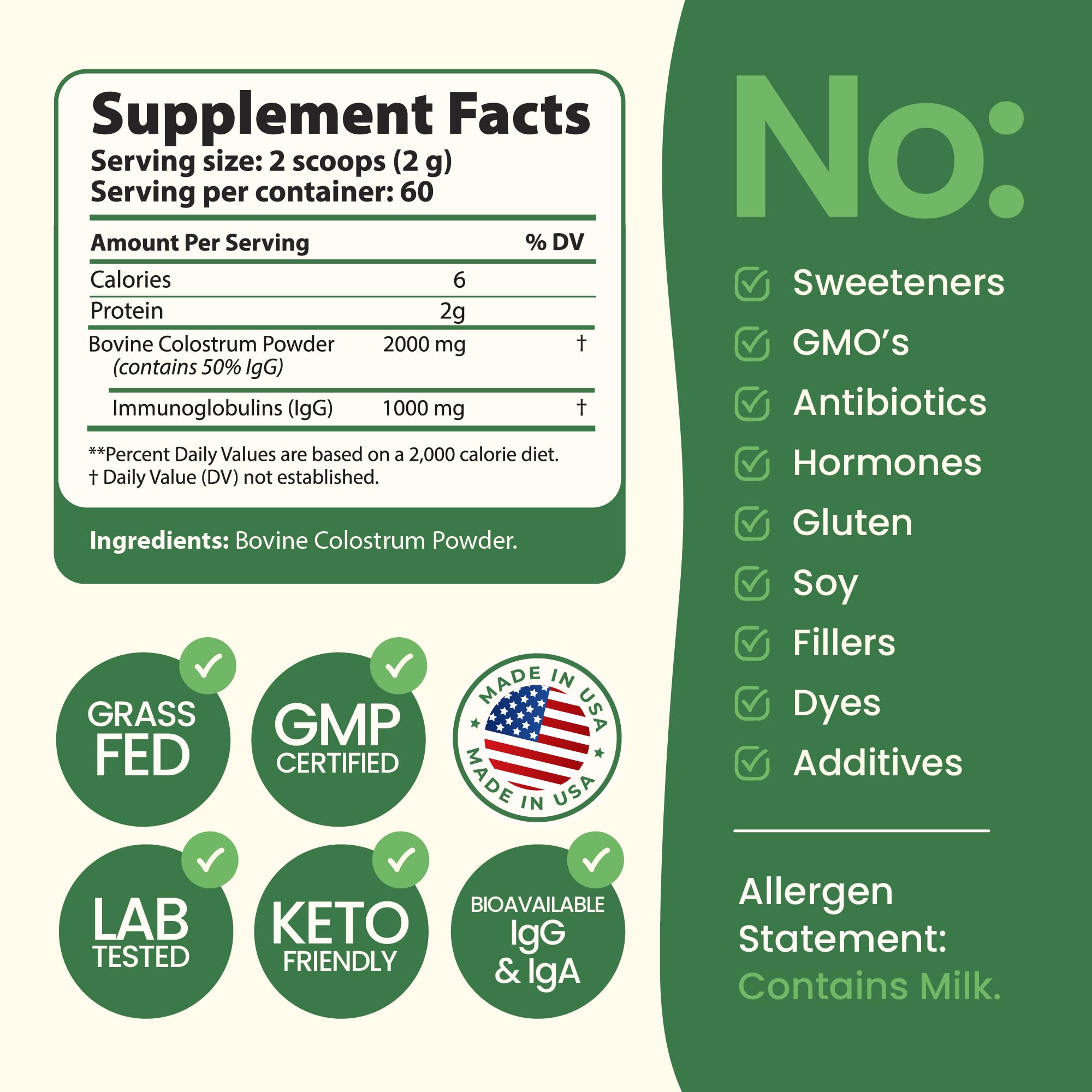 ImmergeHealth Super Colostrum tin open emphasizes premium packaging