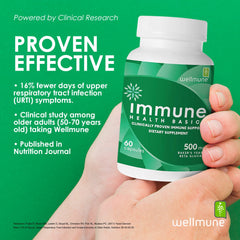 Immune Health Basics bottle showing gluten-free label