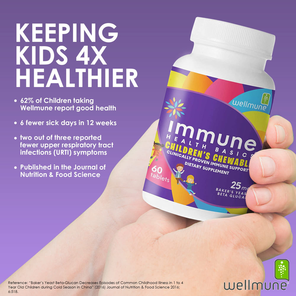 GMP-certified label on Immune Health Basics signals safety and quality for parents.