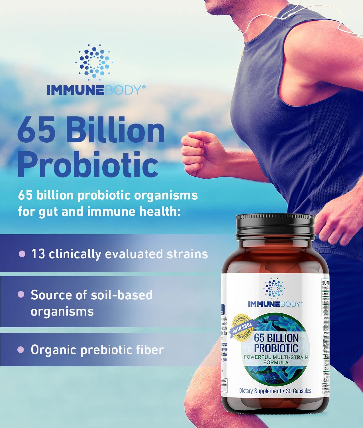 ImmuneBody lifestyle scene with capsules integrates into daily routines.