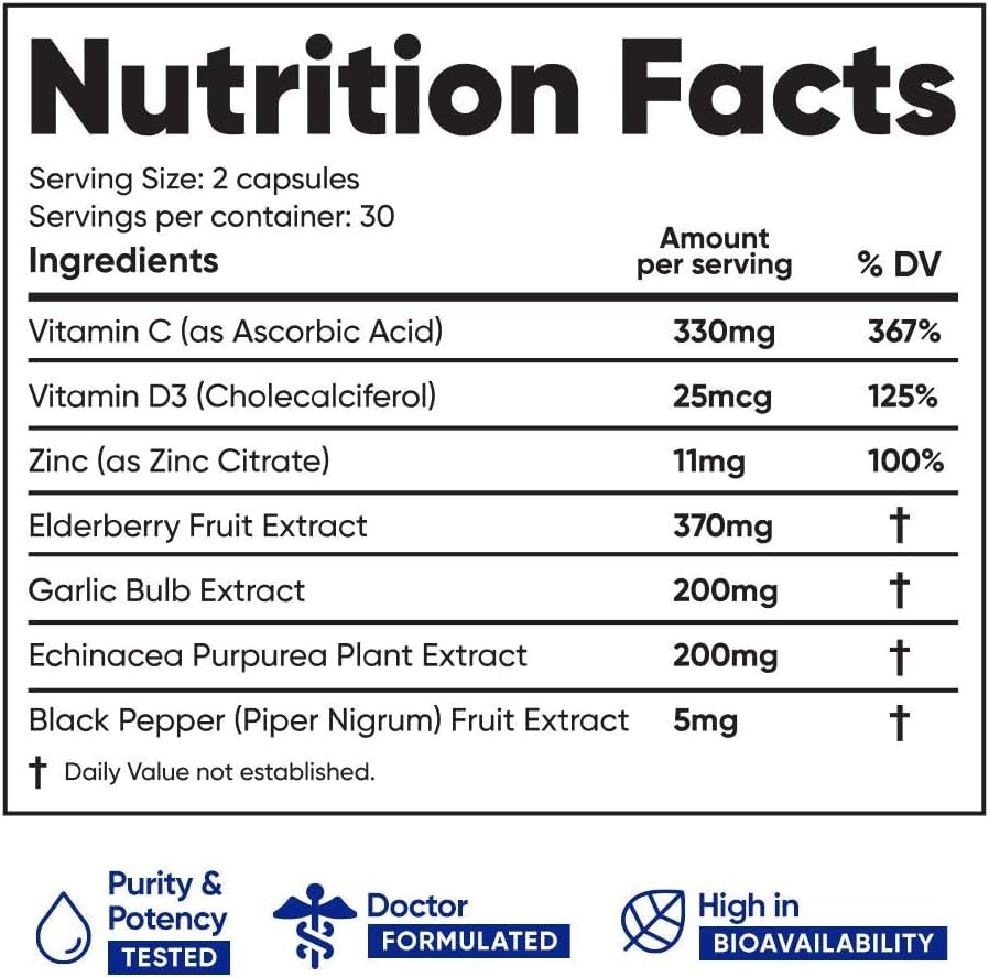 IMMUNETI Advanced Immunity bottle pour showing simple daily dosing.