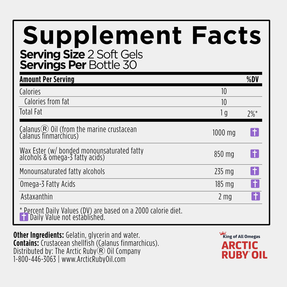 Immunocorp Arctic Ruby Oil astaxanthin 2mg for extra antioxidant potential.