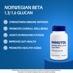 Immunocorp Immutol capsules close-up for easy daily intake