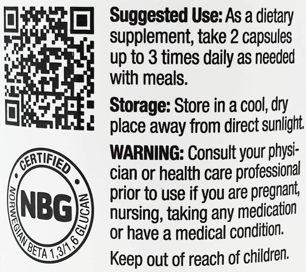 Immunocorp Immutol label detailing purity and quality.