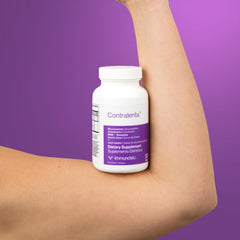 Immunotec Contralenta nutrients image emphasizes essential nutrients for mobility and flexibility.