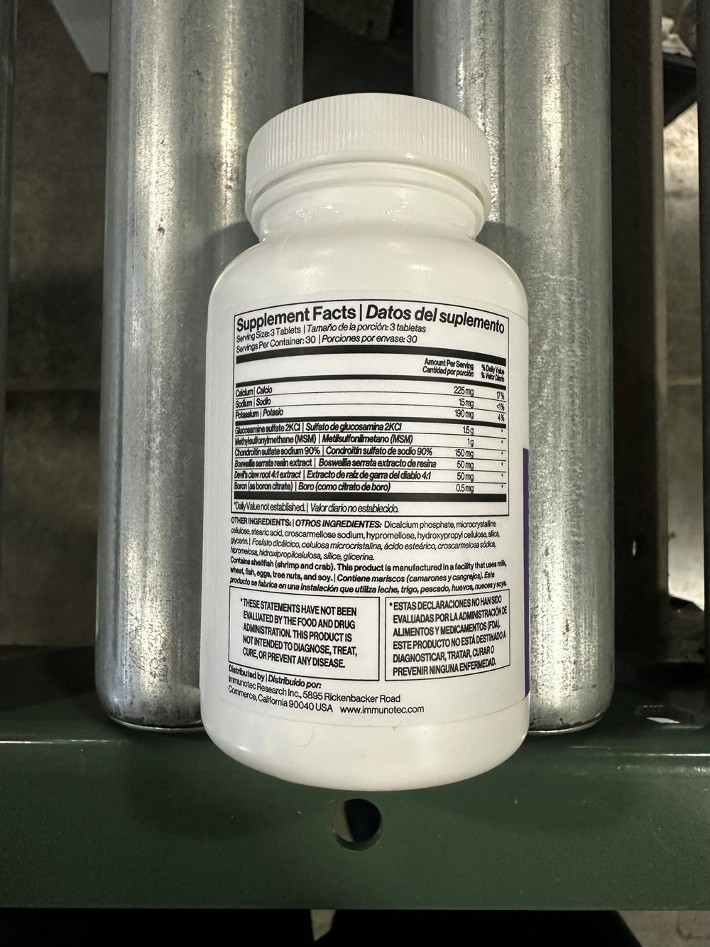 Immunotec Contralenta shellfish ingredients image notes shrimp and crab in the blend.