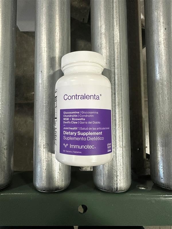 Immunotec Contralenta six-ingredient formula image showcases targeted tissue and bone support.