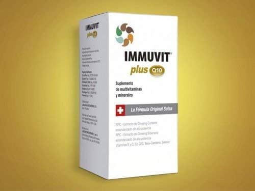 IMMUVIT-PLUS-Q10 capsules close-up highlighting ingredients for vitality.