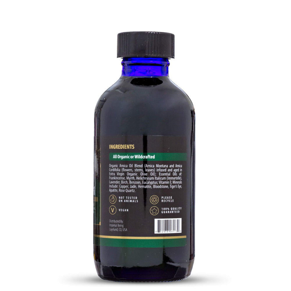 Imperial Being Royal Arnica Oil essential oils blend with calming aroma.