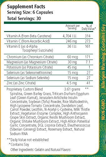 IMPaX World EnerPrime label closeup highlighting its complex formula