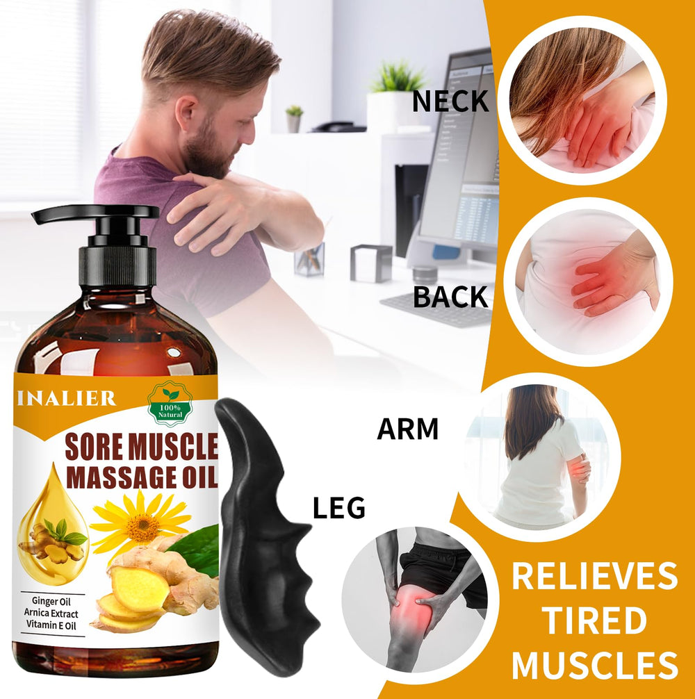 INALIER oil being dispensed for easy absorption and nourishment.