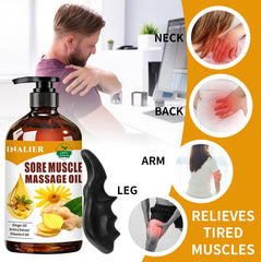 INALIER oil being dispensed for easy absorption and nourishment.