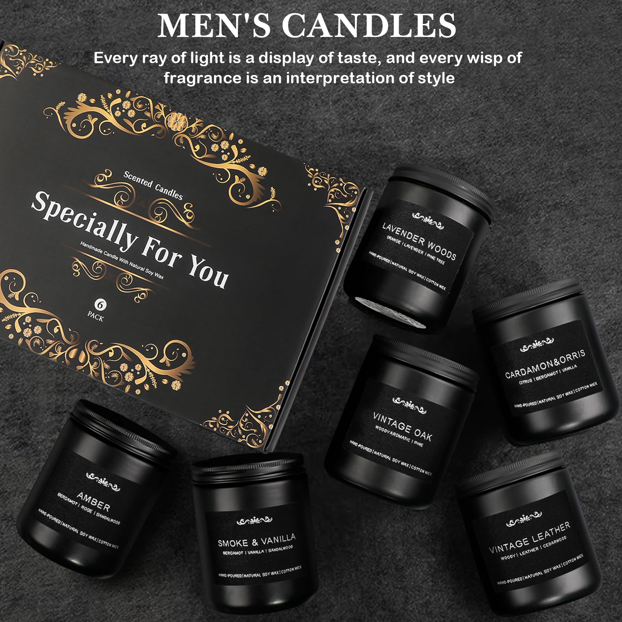 Inayou Amber Fragrance candle: luxurious amber notes for upscale vibes