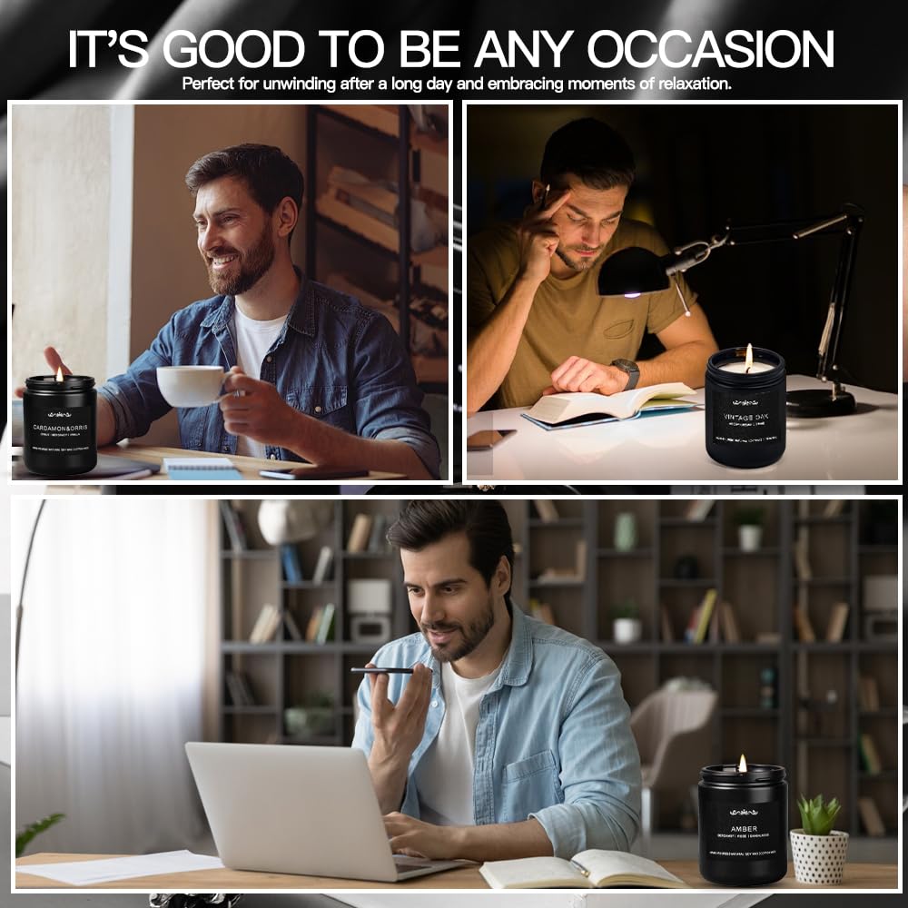 Inayou 6pack Candles Gift Box: premium packaging ideal for gifting