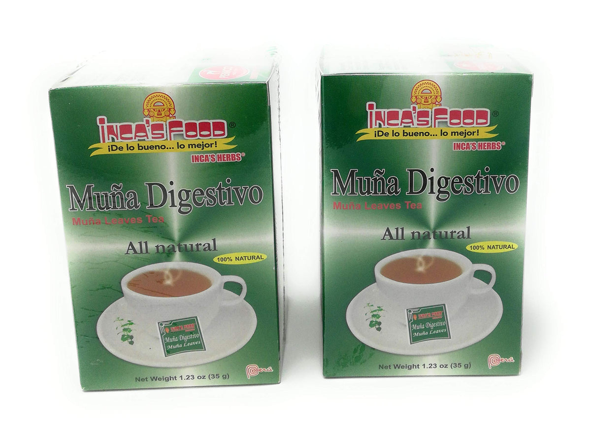 Inca's Herbs Muña Digestivo dried leaves for a fragrant post-meal tea ritual