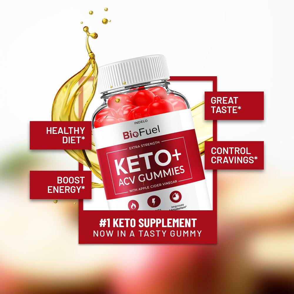 Closeup of Indelo BioFuel Keto ACV Gummies showing texture and color.