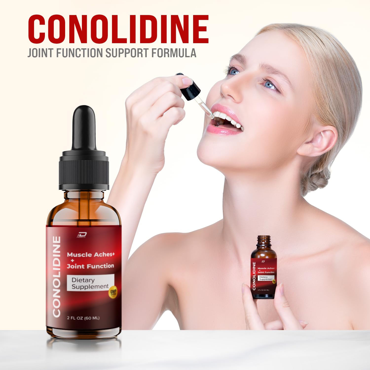 Indelo Conolidine drops with dropper for precise dosing