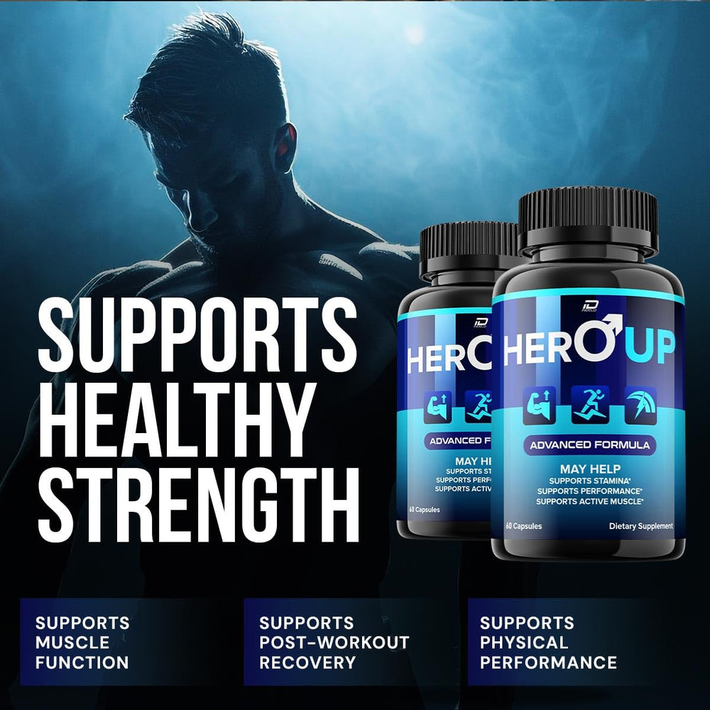 Indelo Hero Up packaging flat lay with advanced formula emphasis