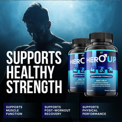 Indelo Hero Up packaging flat lay with advanced formula emphasis