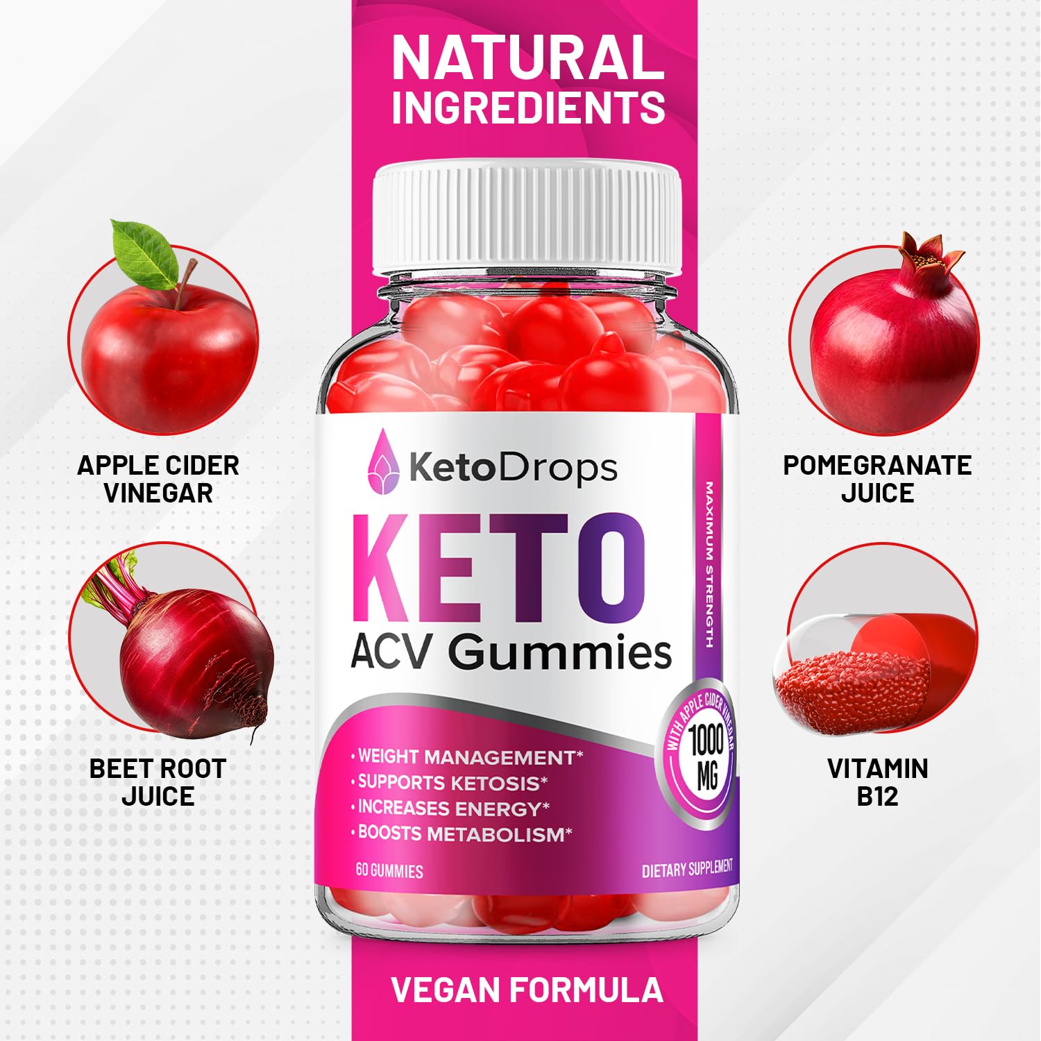 Indelo Keto Drops ACV ingredients highlighted for keto support and ACV benefits.
