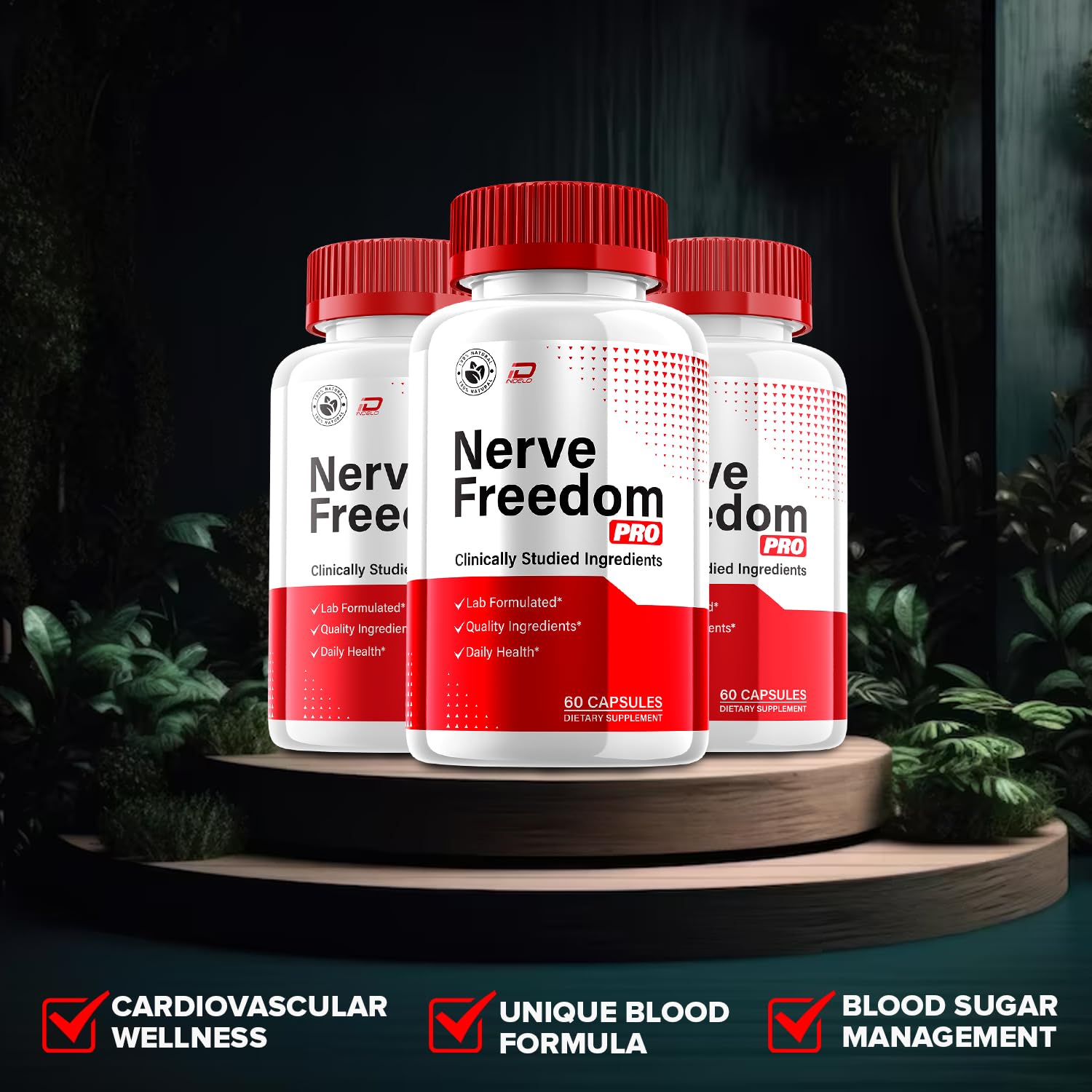 Indelo Nerve Freedom Pro daily-use image showcases simple routine integration.